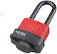 Extol Steel Padlock Brass with Key 40mm Black 1pcs