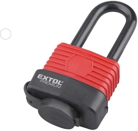 Extol Steel Padlock Brass with Key 40mm Black 1pcs