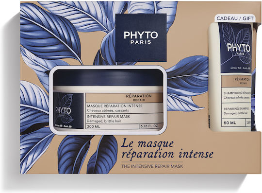 Phyto Repair Σετ Θεραπείας Μαλλιών με Κερατίνη για Ταλαιπωρημένα Μαλλιά με Σαμπουάν & Μάσκα
