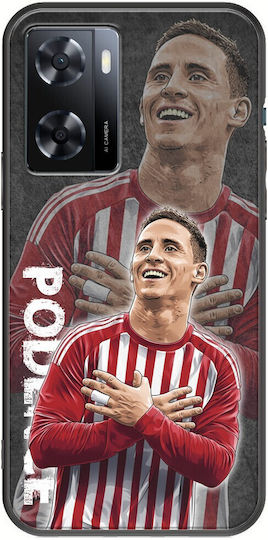Football Stars Daniel Podence Oppo A57s Черен TPU Силикон