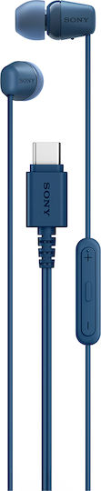 Sony IER-EX15C In-ear Handsfree Ακουστικά με Βύσμα 3.5mm Μπλε