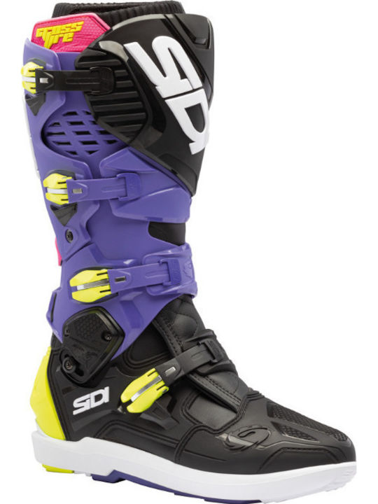 Sidi Crossfire 3 Srs Cizme Motocross Bărbați Negri