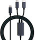 Roline Cablu Splitter Încărcare Usb Type C La 2 X Usb Type C 100w T-t 1.8m Roline 11.02.8308