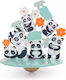 Saro Stacking Game Panda Wooden for 36+ Months