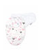 Amy Pătură Pepinieră Swaddling pături 100% bumbac Albă 72x60cm