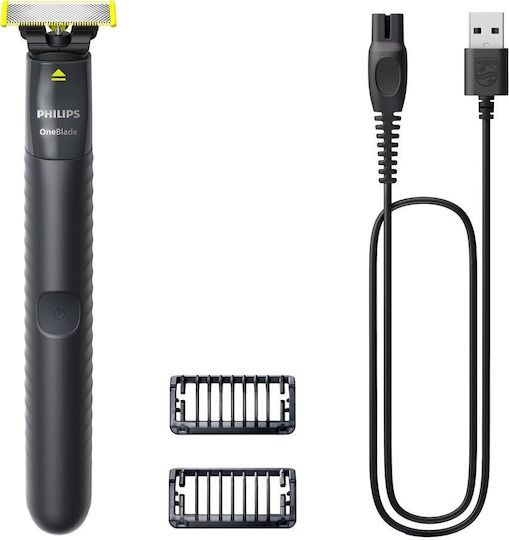 Philips Oneblade Aparat de Ras Qp1424/10 + Lamă Philips Oneblade Qp610 Piepteni + Lamă