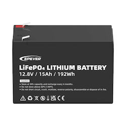 Epsolar Photovoltaic Battery 12.8V 15Ah 13-LFP192WH12.8V-P65L1 Epsolar Photovoltaic Battery 12.8V 15Ah 13-LFP192WH12.8V-P65L1