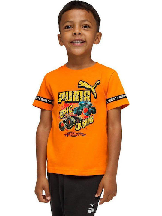 Kinder-T-Shirt Orange Graphic Tee