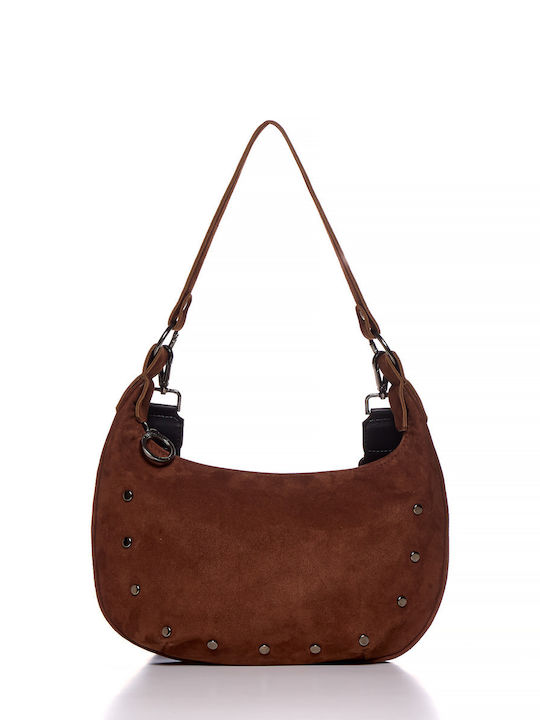 Damentasche Schultertasche Tabac Braun