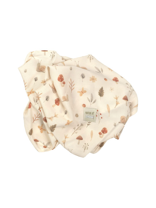 Amy Pătură Pepinieră Swaddling pături Bambus Bej 75x75cm