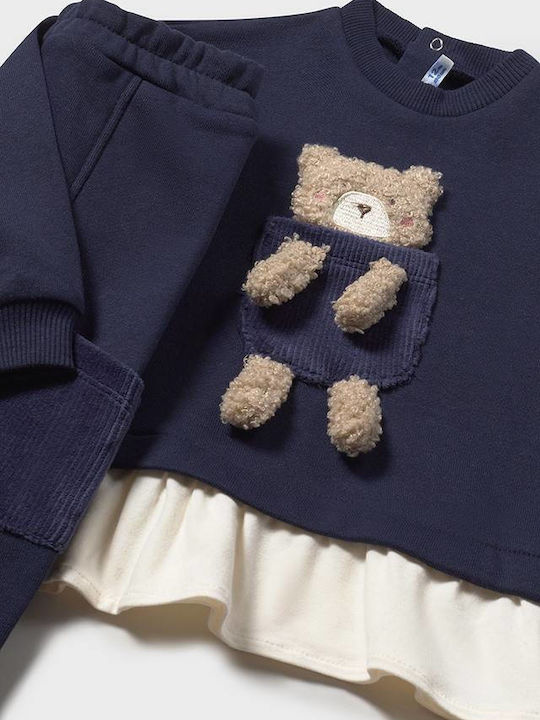 Mayoral Kids Sweatpants Set Blue