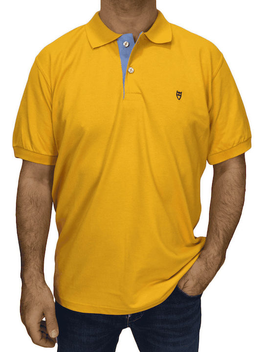 Unique Polo Blouse Mustard