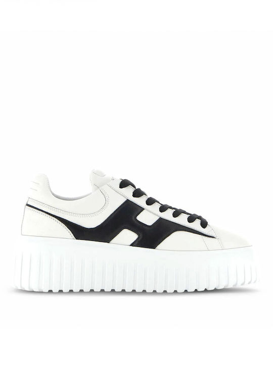Hogan Allacciato H Γυναικεία Sneakers Άσπρο-μαύρο