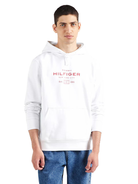 Tommy Hilfiger Graphic Sweatshirt mit Kapuze White