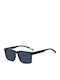 Boss Men's Sunglasses with Black Plastic Frame and Blue Lens HG 1369/S KB7/KU