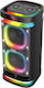 Karaoke Speaker with Wireless Microphones and Lighting Effects BTS-1990 719909 Black