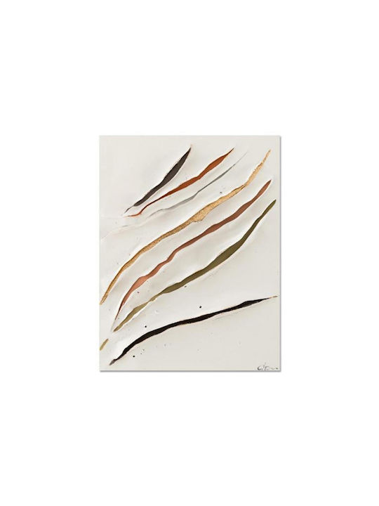Πίνακας Λευκός Multi Color Scratches 60x80 Cm