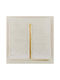 Gemälde Elfenbein Gold 50x50 cm