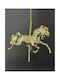Weihnachtsbaumschmuck Champagne Ηorse Karussell 25cm