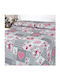 Tagesdecke Einzelbett Gray 160x230cm