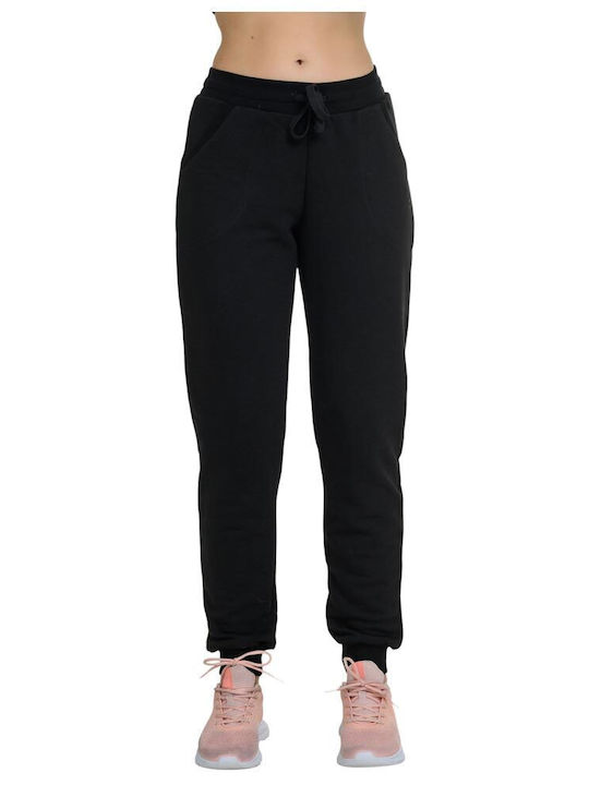 Target Παντελόνι Φόρμας Fleece Μαύρο
