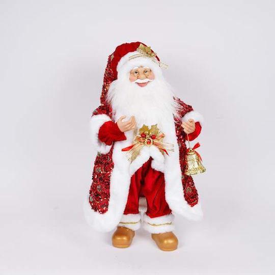 Dekorativer Weihnachtsmann Rot 60cm