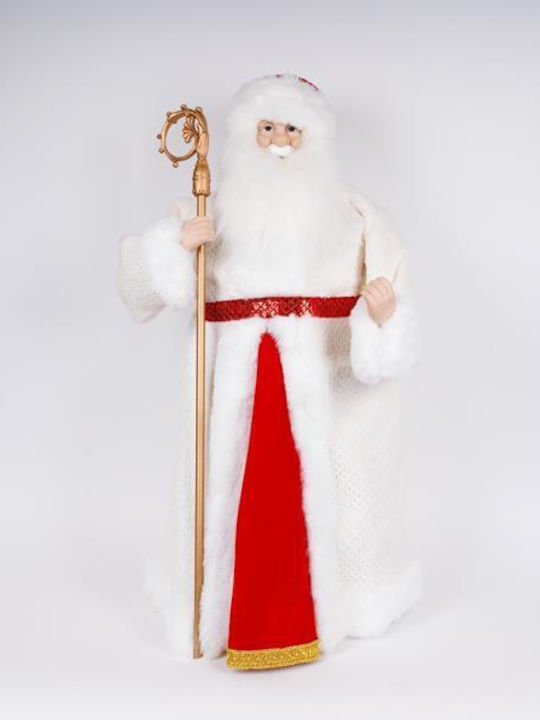 Dekorativer Weihnachtsmann Weiß 90cm