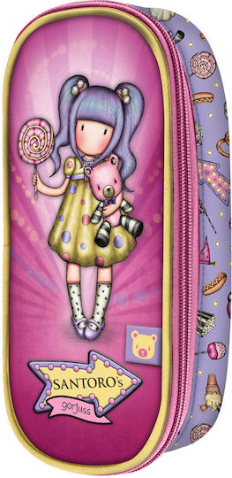 Santoro Ученически несесер Gorjuss First Prize Лилав 10 X 23 X 6 Cm