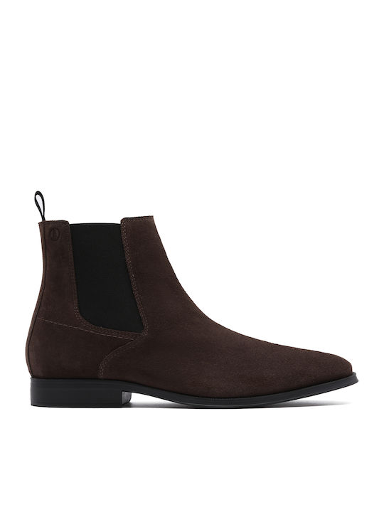 Clarks Easy Suede Chelsea Herrenstiefel Braun
