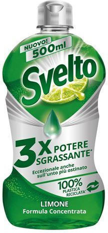 Svelto Detergent Concentrat Pentru Vase Lămâie 500ml