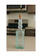 Galifas Bottle Water Glass with Cork Transparent 700ml