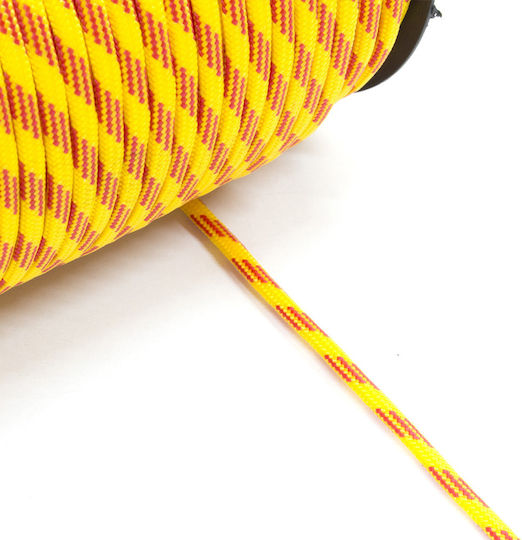Seil Nylon Synthetisch Gelbes Rotes 4mm Schaum Segelboot Angeln Artikel 100 Meter