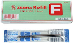 Zebra Replacement Ink for Fine Fountain Pen Red F-301/F-402/F-XMD/301A