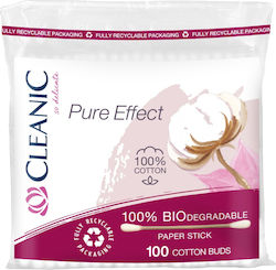 Cleanic Cosmetic Cotton Ear Hygiene Buds 100 Pieces