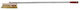 Camping-Kochutensilien Ofenbürste 2764/22 Aluminium Italien 22cm Griff 150cm