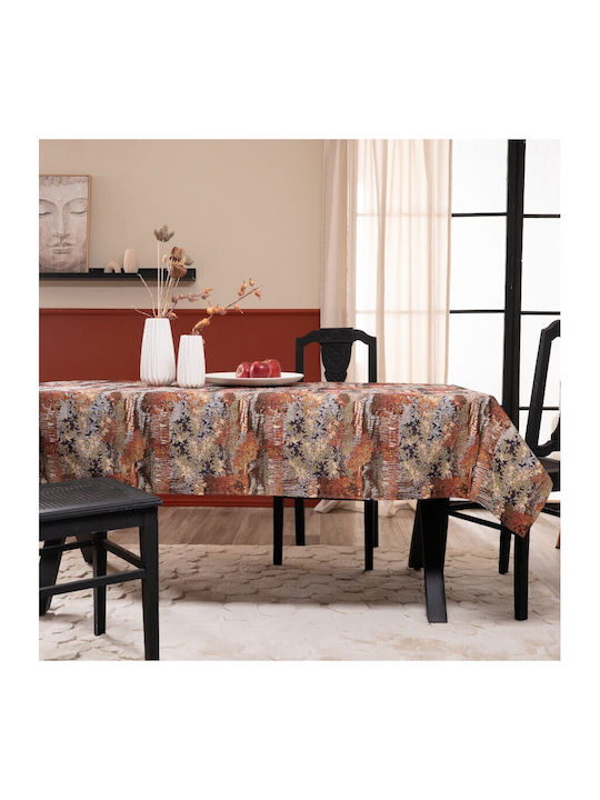Teoran Tablecloth Cotton Zamora Multicolour 140x220cm