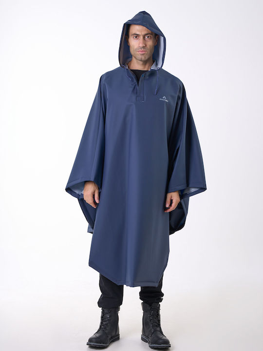 Anorak Waterproof Poncho Jumper Flex One Size Blue