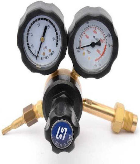 Oxygen Cylinder Pressure Regulator 0-10 Bar San-o-sub