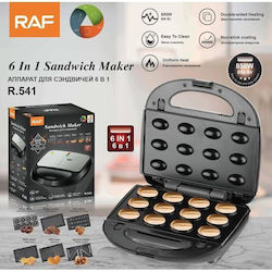 Raf R541 750W für 2 Sandwiches Inox Raf R541 750W für 2 Sandwiches Inox