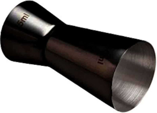 Μεζούρα Bar Inox Black Gunmetal 18/10 25/50 Ji23bp
