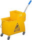 Abs Cleaning System Yellow Wringer Cart 20lt
