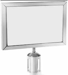 Πινακίδα Inox Κολωνάκι Διαδρόμου 45x33εκ