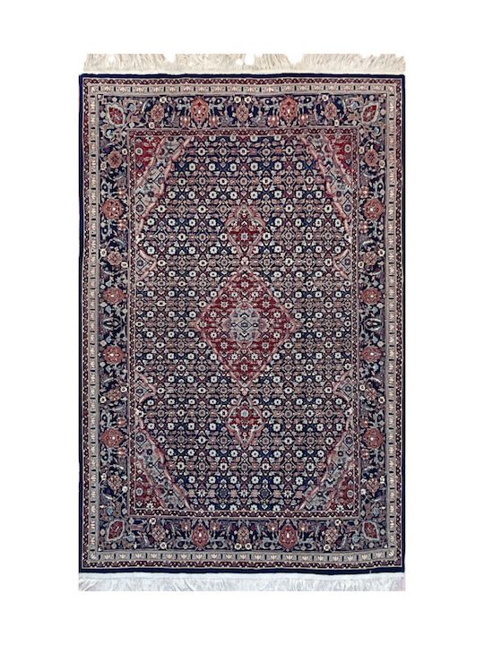 Koulis Family China Wool-silk Handmade Rug Rectangular