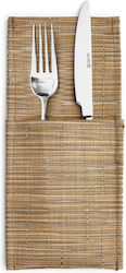 Pvc Cutlery Envelope Brown 21×10cm