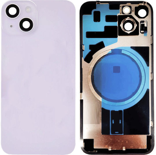 Back Cover Camera Glass Magsafe Magnet iPhone 14 Plus Purple