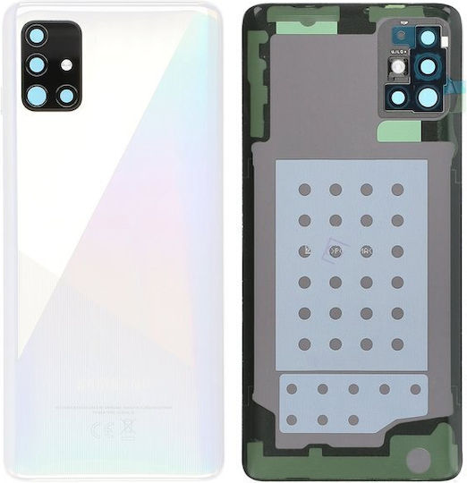 Πισω Καπακι Back Cover Samsung Galaxy A51 A515 Λευκό