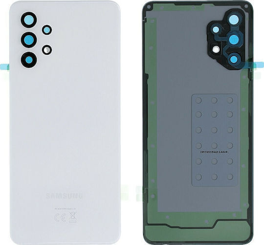 Hinteres Abdeckungs-Back Cover Samsung Galaxy A32 4G A325 Weiß