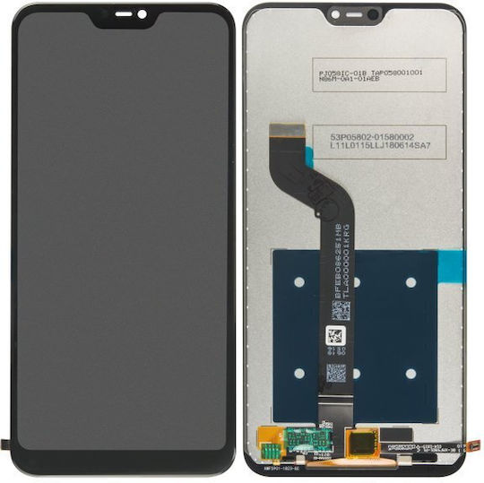 Екран със Сензорен Механизъм за Xiaomi Mi A2 Lite, Redmi 6 Pro (Черен)