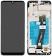 Screen with Touch Mechanism and Frame for Samsung A03 A035 (Black)