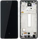Screen Samsung with Touch Mechanism and Frame for Samsung A52 4G, Samsung A52 5G (Black)
